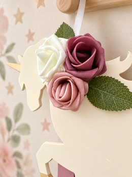 Enchanted Ever After Personalized Unicorn Bow Holder