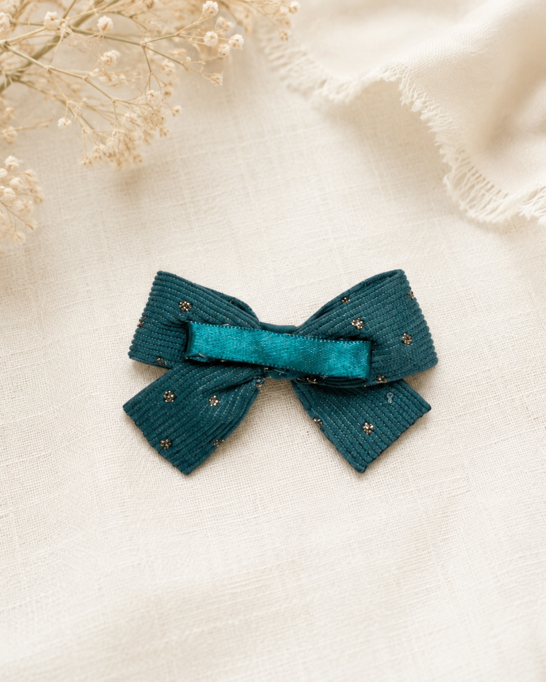 Little Stardust Corduroy - 2 Bow Set