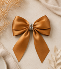 The Signature Rhinestone Satin Bow