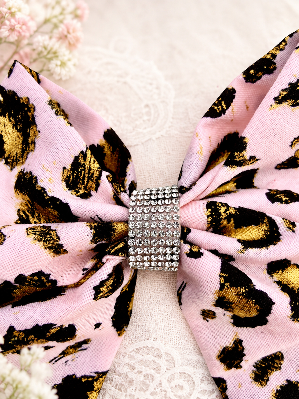 Gilded Leopard Bow