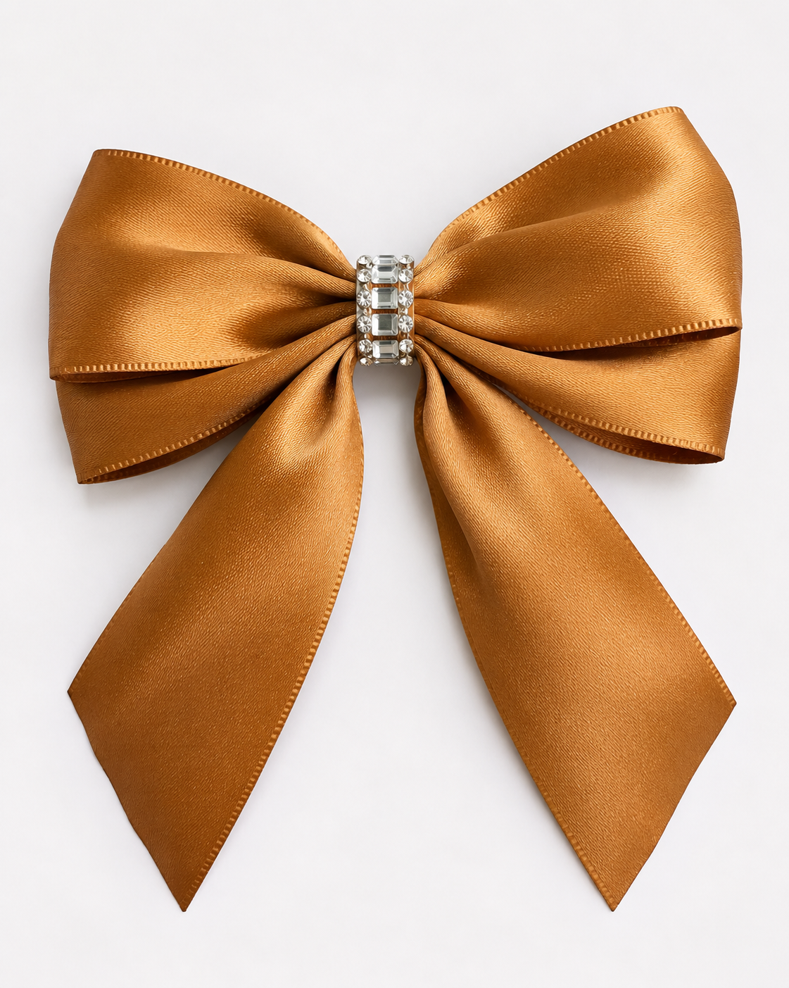 The Signature Rhinestone Satin Bow