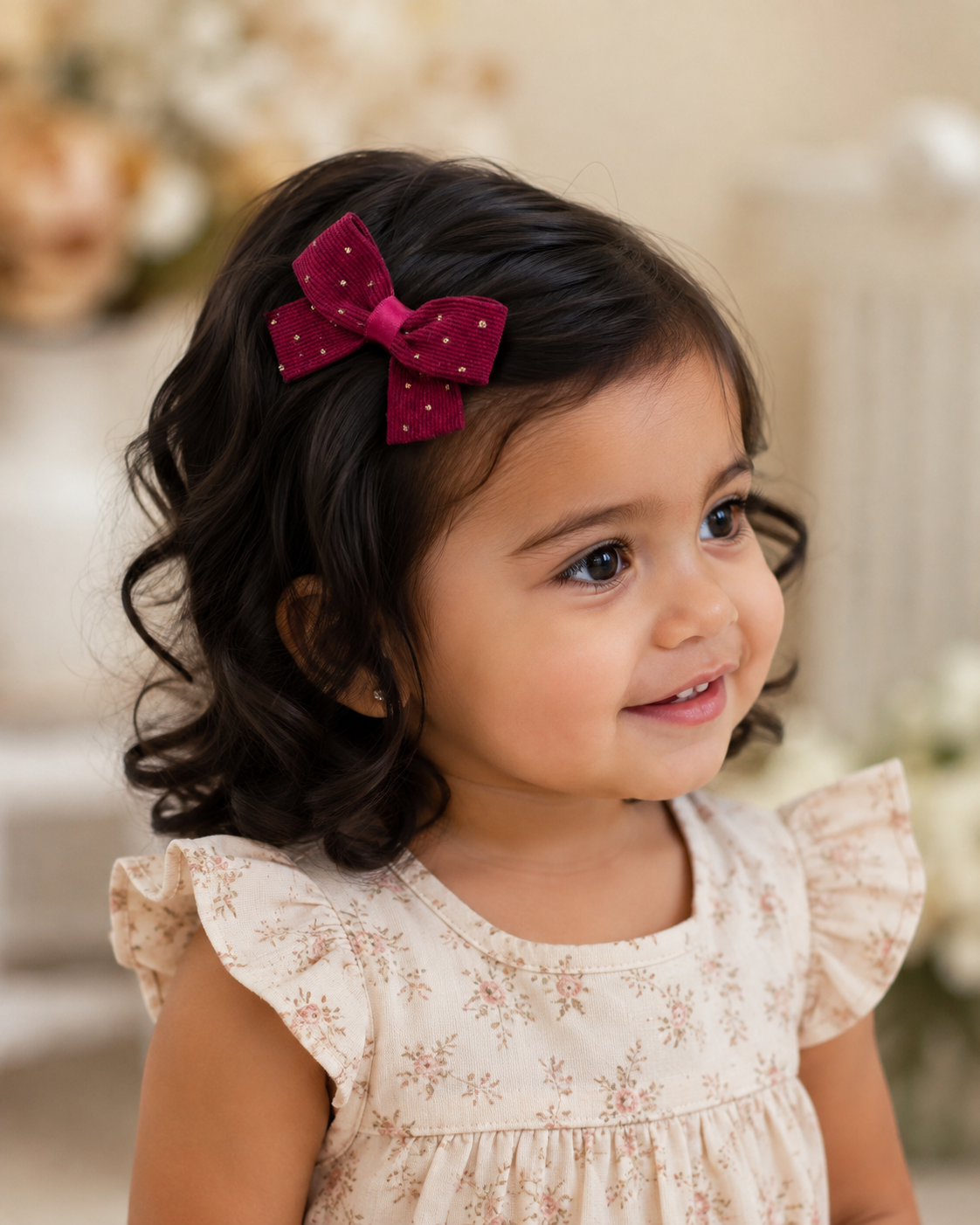 Little Stardust Corduroy - 2 Bow Set