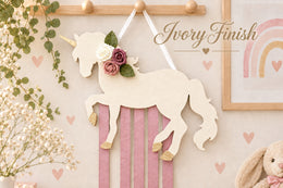 Enchanted Ever After Personalized Unicorn Bow Holder