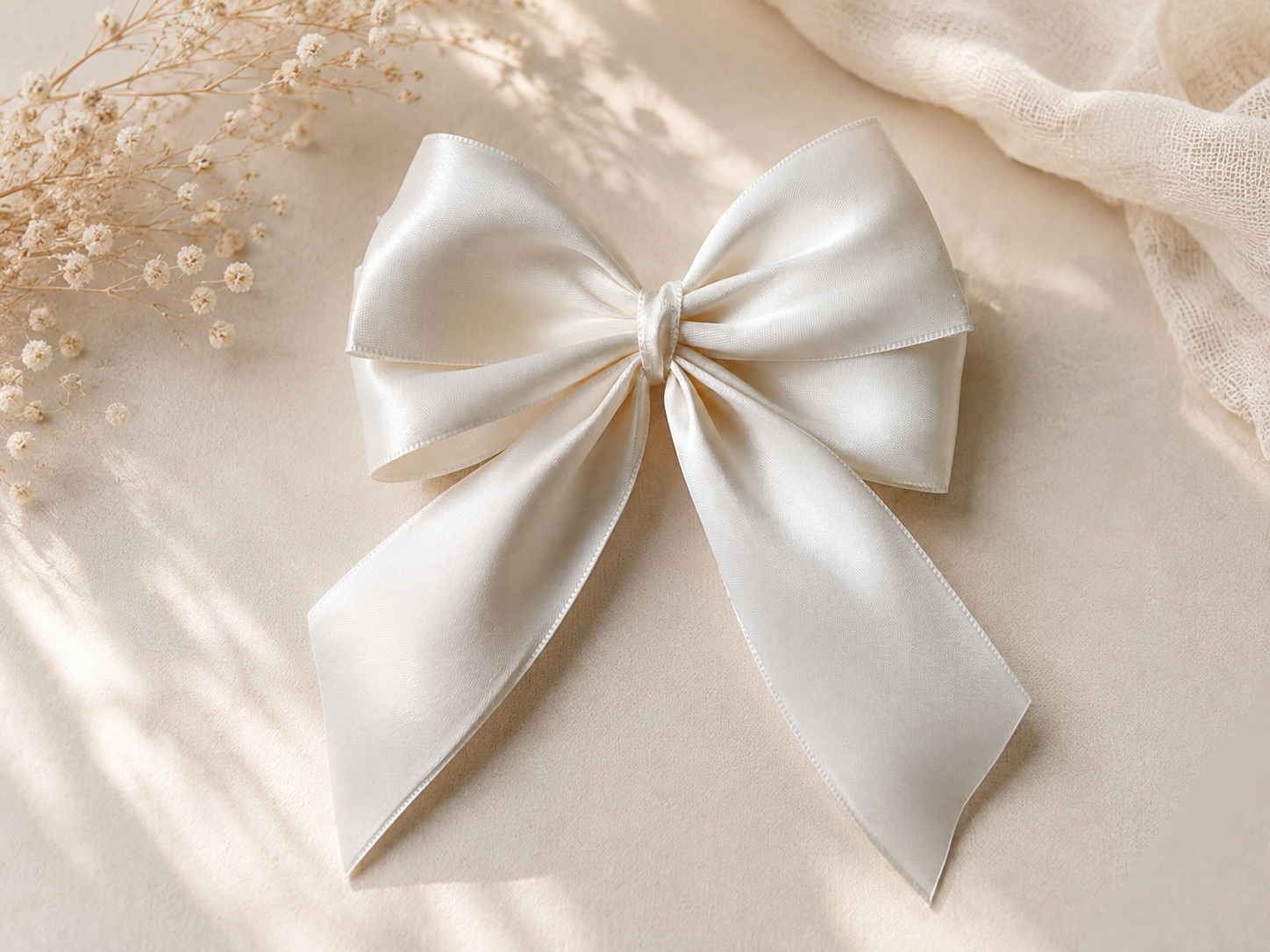 The Signature Satin Bow