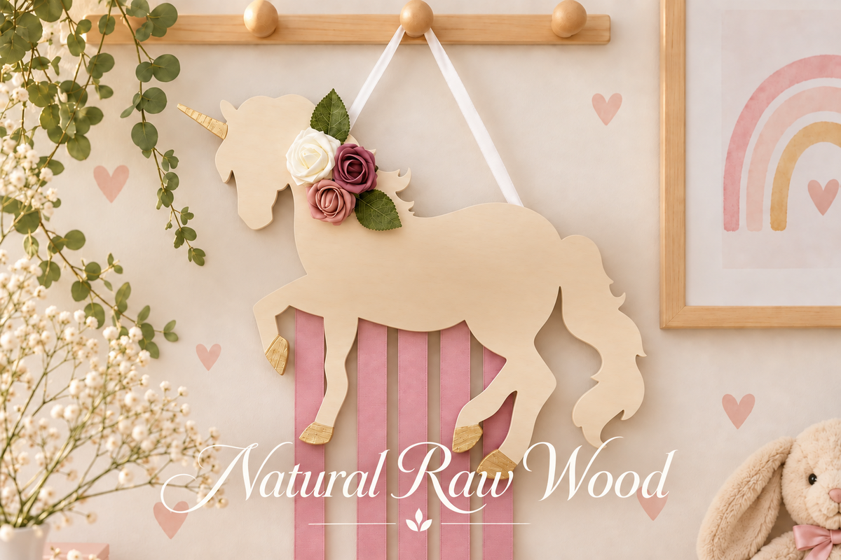 Enchanted Ever After Personalized Unicorn Bow Holder