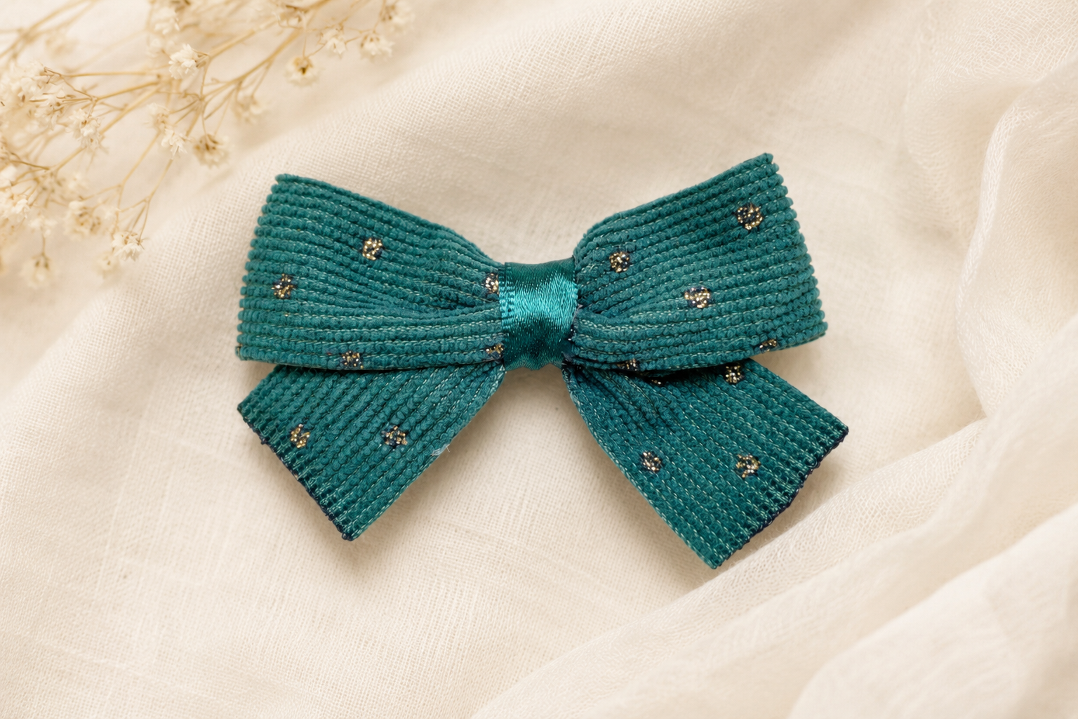 Little Stardust Corduroy - 2 Bow Set