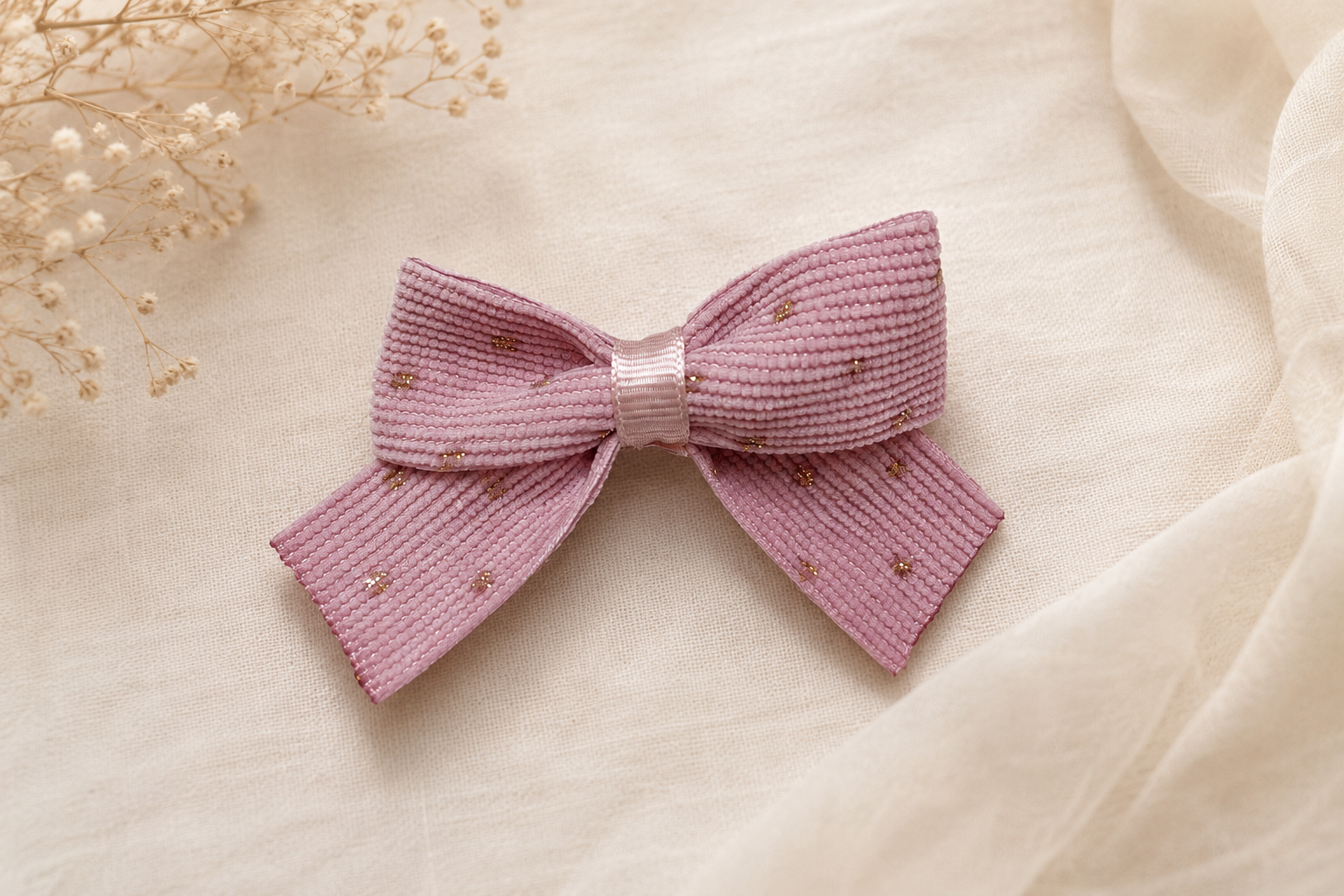 Little Stardust Corduroy Bows