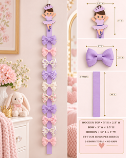 Ballerina Dreams | Ballerina Hair Bow Holder