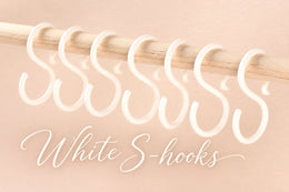 White S hooks option for headband storage